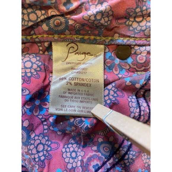 Paige Lou Lou Boot Cut Flare Jeans Size 29 - Picture 6 of 7